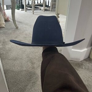 American Hat Co. Women's Navy Wide-Brim Felt Hat